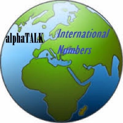 Alphatalk international number